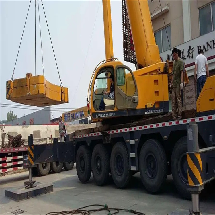 定城镇当地吊车出租|机器吊装|75吨|工厂搬迁服务